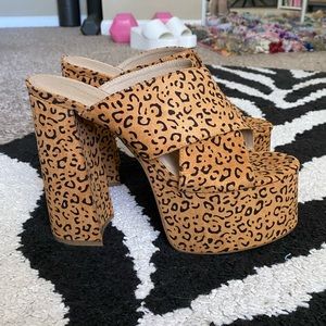 Platform Cheetah Heels